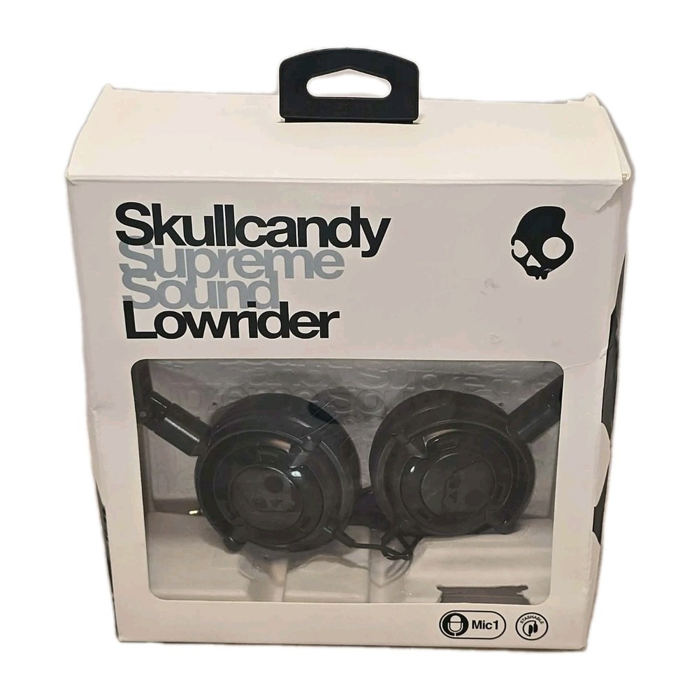 Skullcandy Lowrider Supreme Sound Headphones EUC Retro Y2K Wired 🎧